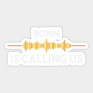 Bonn is Calling City Trip Gift Sticker